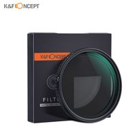 K & F CONCEPT 72 mm ultraduenner ND-Filterfader ND2-ND32 mit einstellbarer variabler neutraler Dichte ND2-ND32 fuer Kameraobjektive fuer Kameras