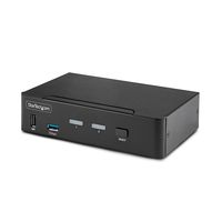 StarTech.com 2-Port DisplayPort KVM Switch 8K 60Hz - KVM-Umschalter - 2-Port