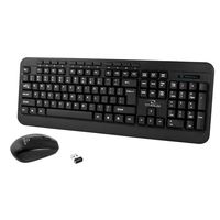 TITANUM TK108 Tastatur + USB-Maus Schwarz