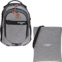 Rucksack 2 Teile Set Elephant Hero Signature Schulrucksack Schultasche mit Turnbeutel 12723 rt Two Tone Grau
