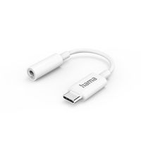 Aux-Adapter USB-C – 3,5-mm-Klinke-Buchse, Weiß (00201524)