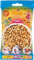 Žehlicí korálky Hama midi zlaté v sáčku
