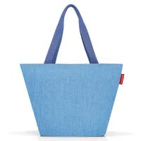 reisenthel shopper M, nákupní taška, taška přes rameno, taška, polyesterová tkanina, Twist Azure, 15 L, ZS4084