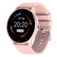 Chytré hodinky Chytré hodinky Bluetooth Fitness Sport Classic Touch Smart Watch 45mm Růžový náramek, náramek pro ženy Dárkové hodinky Retoo