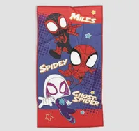 Ręcznik plażowy Spidey and Friends - 70x140 cm, 100% poliester na idealny dzień na plaży