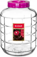 KADAX fermentačný karboš "Fenis", sklenený karboš s plastovým vekom, karboš na víno, sklenený fermentačný karboš, fľaše, 12 litrov