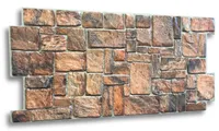 3D PVC Wandpaneele Wandverkleidung PVC-Verkleidung Stein Holz Mosaik Fliesen Imitation (ca. 0,5qm)