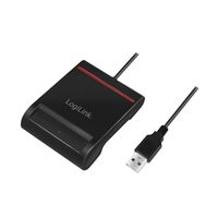 LogiLink USB 2.0 Smart-ID-Kartenleser schwarz