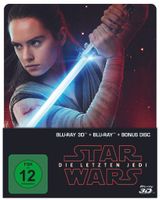 Blu-ray - Star Wars: Die Letzten Jedi (2D & 3D Steelbook Edition) (VÖ26.04.2018)
