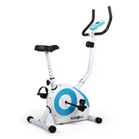 Klarfit ový bicykel s tréningovým počítačom, max. 100kg, bielo-modrý