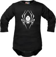 Body dlouhý rukáv Dejna Spider - černé, vel. 86
