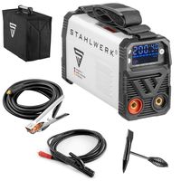 STAHLWERK Schweißgerät ARC 200 MD Digital - DC MMA Lift-TIG Inverter 200 Ampere