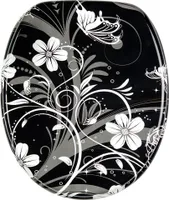 SANILO® WC-Sitz mit Absenkautomatik White Flower