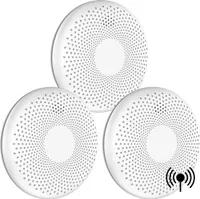 Aroha Link Kombination Rauchmelder und Kohlenmonoxid CO-Melder WLAN - 10 Jahre Batterie - 3 set
