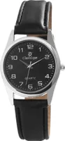 Classique Herrenuhr mit Kunstlederionsarmband