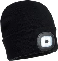 Portwest - Beanie mit Lampe PW278 (Einheitsgröße) (Schwarz)