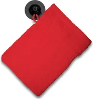 Waschhandschuh Waschlappen rot 16x21 cm Frottee 100% Baumwolle Frottierware
