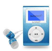 Sunstech DEDALOIII, MP3 Spieler, 4 GB, USB 2.0, FM-Radio, 20 g, Blau