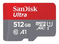 Sandisk Ultra MicroSDXC 512 GB 120 MB/s A1 Class 10 UHS-I s adaptérom
