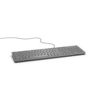 Dell Multimedia-Tastatur KB216 - grau (580-ADHN)