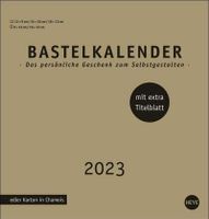 Premium-Bastelkalender gold mittel 2023