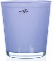 6er Set Glas Orchideentöpfe ORCHID lavendel lila H. 13,5cm D. 12cm Sandra Rich
