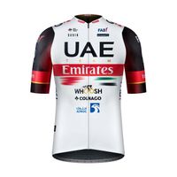 GOBIK Cyklistický dres s krátkym rukávom - UAE 2022 ODYSSEY - červená/biela M