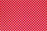 Geschenkpapier beidseitig Punkte / Streifen 70cm x 2m Rolle rot / gold