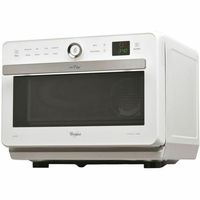 WHIRLPOOL JT469WH - Jet Chef Mikrowelle - 33 L - 6th SENS Combi Crisp Steam - Edelstahl - 36 cm Drehscheibe - Weiß