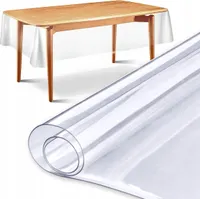 Ochranná podložka na stůl keramický ubrus transparentní 120x140 cm