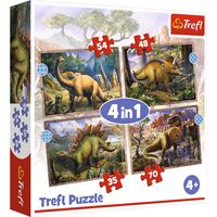 Puzzle Pappe Trefl 100 Teile Dinosaurier NEU 16277 
