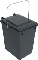 SULO Mülltonne, Mülleimer, Vorsortierer Bioboy Abfalleimer 10 Liter grau (10 Sulo grau)