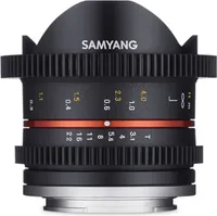 Samyang 8mm T3.1 Fisheye Objektiv Fuji X VDSLR Weitwinkel manuell APS-C