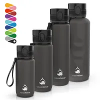 Adoric Sport Trinkflasche, 1L Auslaufsicher [BPA-Frei Tritan