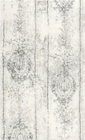 Badematte - Creme - Silbergrau - 70 x 120 cm