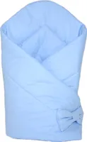Babyhörnchen, Babynest, Schlafsack Steckkissen Pucktuch Einschlagdecke - D16 - Blau