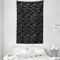 ABAKUHAUS Fahrrad Wandteppich und Tagesdecke, Vintage Bikes Grunge aus Weiches Mikrofaser Stoff Waschbar ohne Verblassen Digitaldruck, 140 x 230 cm, Schwarz und weiß