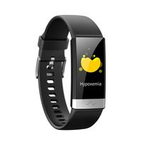 Smart Bracelet EKG & SpO2 & Blutdruckmessgeraet Fitness Tracker mit Herzfrequenzmesser Wissenschaftlicher Schlafmonitor IP68 Wasserdichte Smartwatch (Schwarz)