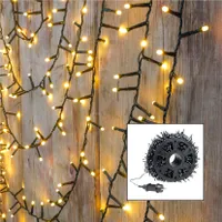 40m Lichterkette 2000 LED Lichterschlauch innen + außen Weihnachten Deko Licht