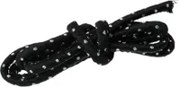 Polyesterschnur 2 Meter  6,5mm -  schwarz / silber