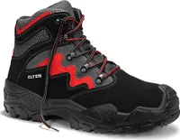 ELTEN Sicherheitsstiefel MICK black-red Mid ESD S3S, Gr. 40