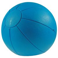 TOGU Medizinball aus Ruton, Ø 21 cm, 0,8 kg, blau
