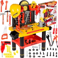 Kinderplay dětská dílna Tool & Brains, žlutá KP2646