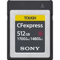 Sony CEB-G512 - Bardzo szybka karta pamięci CFexpress (512 GB, 1700 MB/s odczytu i 1480 MB/s zapisu)