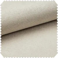novely® ALPEN Polsterstoff im Wildleder-Look | Möbelstoff Velours Microfaser - Farbe: 21 Hellgrau