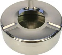 Aschenbecher Edelstahl Gastroaschenbecher Windaschenbecher Sturmaschenbecher XL