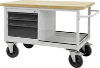 ADB Tischwagen mit 3 Schubladen und 1 Ablagefläche