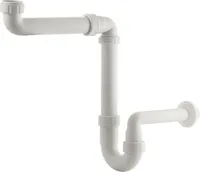 Otto Haas PP Waschtisch-Möbel-Siphon 1 1/4", DN 32 4832