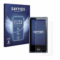 6x Savvies Schutzfolie für Apple iPod nano 2012 (7. Gen.) Folie Klar
