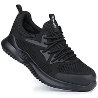 Stahlkappenschuhe Leicht Atmungsaktiv Bequem Sicherhei Sportstil Arbeitsschuh S1P Leichte und komfortable Slip-Arbeitsschuhe